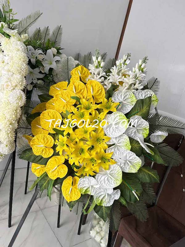 تاج گل یک طبقه طرح نازنین